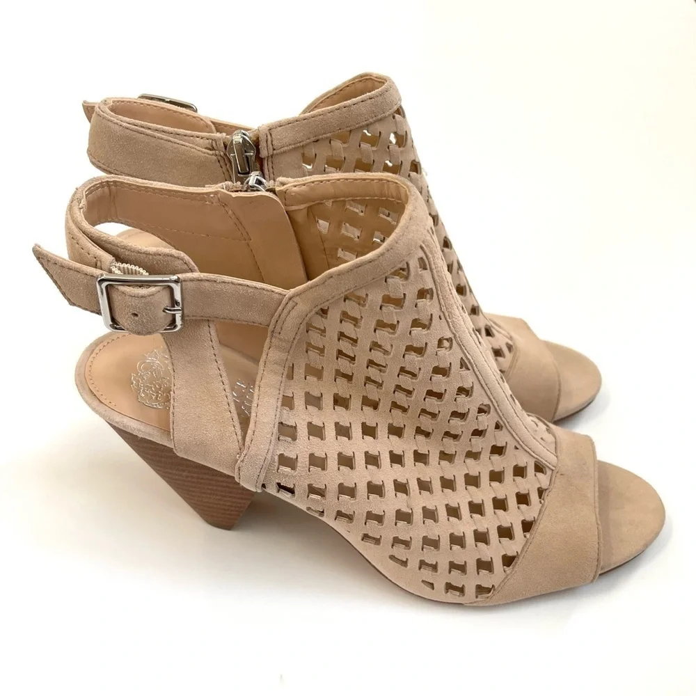 Vince Camuto perforated approximate woven